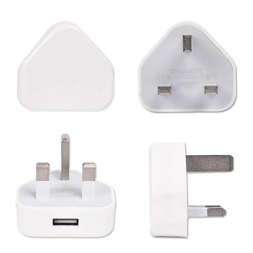 Apple 3-Pin USB Power Adapter 5W - White Apple 3-Pin USB Power Adapter 5W - White
